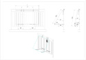 Balkonkonstruktion mit einfacher Verstellung für die Montage von Sonnenkollektoren 20°-50° (TYP2)