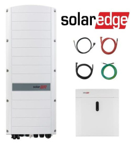 SolarEdge Home SE10K-RWS + Hausbatterie 48V 9.2kWh + RWS Batterie/Wellenleiterkabel IAC-RBAT Kit