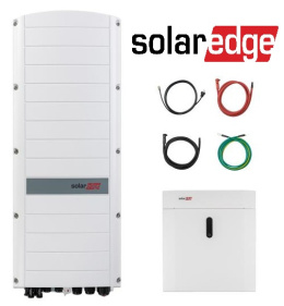 SolarEdge Home SE7K-RWS + Hausbatterie 48V 4.6kWh + RWS Batterie/Wellenleiterkabel IAC-RBAT Kit