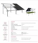 KONSTRUKCJA D2V DWUPODPOROWA GRUNTOWA (19901134) dla PV BIFACIAL