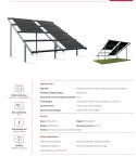 CONSTRUCTION DH4 DWUPODPORTER GRUNT (1800<L<1990 / W<1135) for PV BIFACIAL.