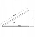Directional / Mounting triangle 30° horizontal orientation
