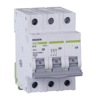 NOARK Circuit Breaker 3P Type C 32A 6kA AC (100146)