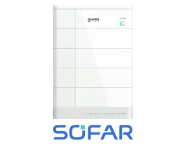 SOFAR 15kWh energy storage includes (6*GTX 3000-H Battery 2.5kWh and GTX 3000-BCU Management Unit with base)