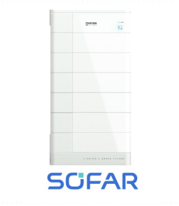 SOFAR Energy Storage 22.5kWh includes (9*GTX 3000-H Battery 2.5kWh and GTX 3000-BCU Management Module with base)