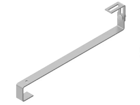 Uchwyt hakowy S50 regulowany: 500*30*4mm /dach skośny